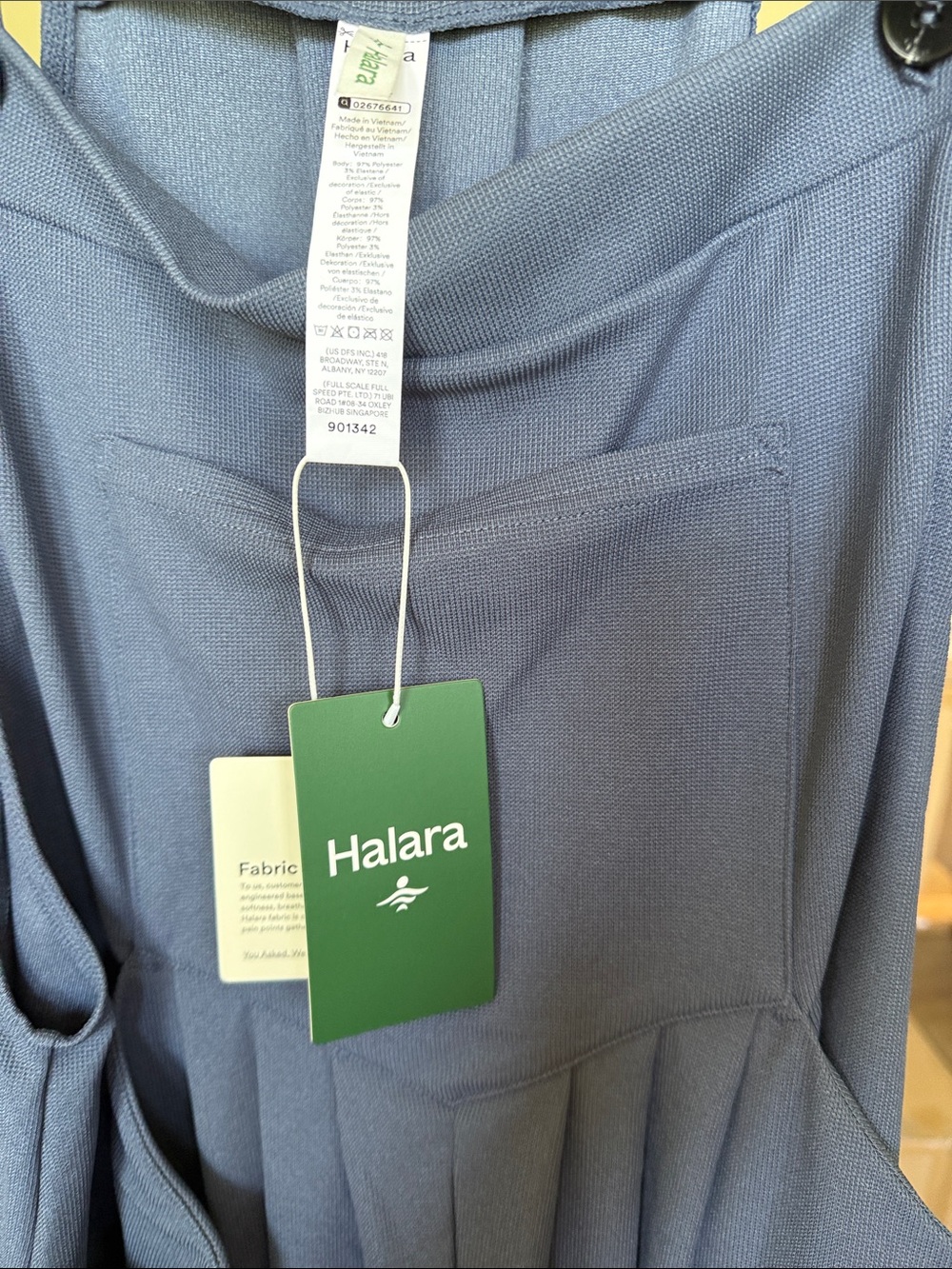 Casual Slate Blue Relaxed Jumpsuit Size Large - Picture 10 of 11